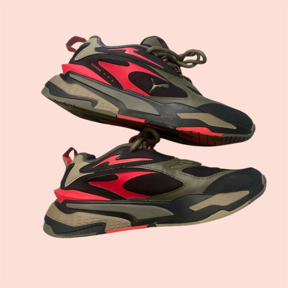 Puma Black and Gray Sneakers